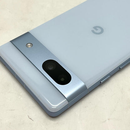 【全額返金保証】【最速発送】Google Pixel 7a 128GB Sea Softbank SIMフリー 白ロム 超美品 動作確認済