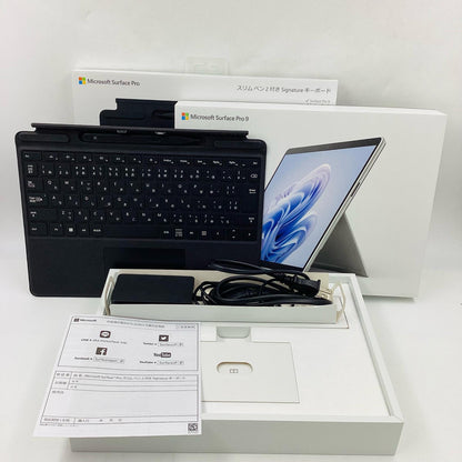【全額返金保証】【最速発送】Microsoft Surface Pro 9 QEZ-00011 i5-1235U 8GB M.2 SSD 1TB 99% 美品 動作確認済