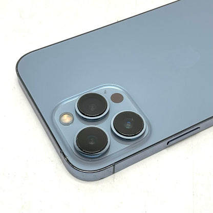 【全額返金保証】【最速発送】Apple iPhone iPhone 13 Pro Max 256GB シエラブルー docomo 白ロム 動作確認済 74%