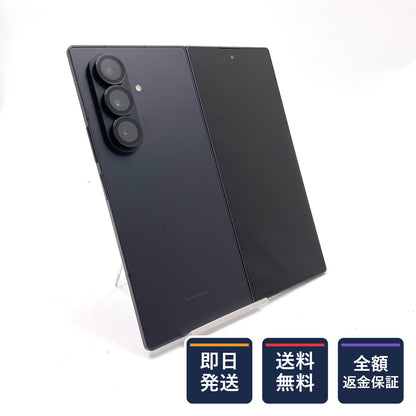 【全額返金保証】【最速発送】SAMSUNG Galaxy Z Fold7 1TB ジェットブラック au SCG34 美品 動作確認済