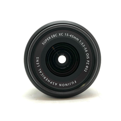 【全額返金保証】【最速発送】FUJIFILM フジノンレンズ XC15-45mmF3.5-5.6 OIS PZ [ブラック] 美品 動作確認済