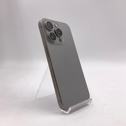 【全額返金保証】【最速発送】Apple iPhone iPhone 15 Pro 256GB ナチュラルチタニウム Softbank SIMフリー 白ロム 美品 動作確認済 85%