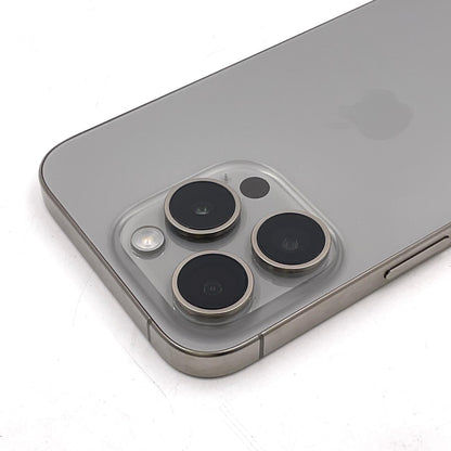 【全額返金保証】【最速発送】Apple iPhone iPhone 15 Pro 256GB ナチュラルチタニウム Softbank SIMフリー 白ロム 美品 動作確認済 85%