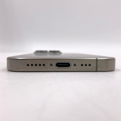 【全額返金保証】【最速発送】Apple iPhone iPhone 15 Pro 256GB ナチュラルチタニウム Softbank SIMフリー 白ロム 美品 動作確認済 85%