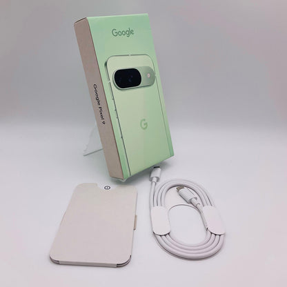 【全額返金保証】【最速発送】Google Pixel 9 128GB Wintergreen au G1B60 白ロム 超美品 動作確認済