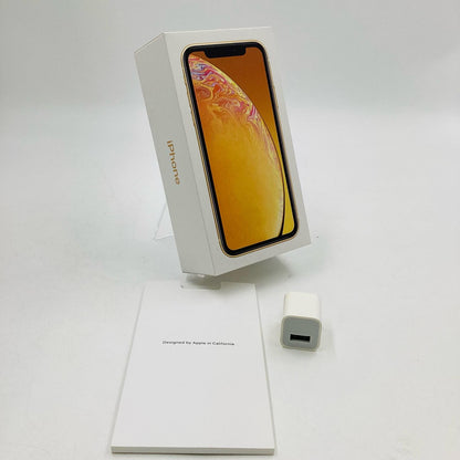 【全額返金保証】【最速発送】Apple iPhone iPhone XR 128GB イエロー docomo 白ロム 動作確認済 75%