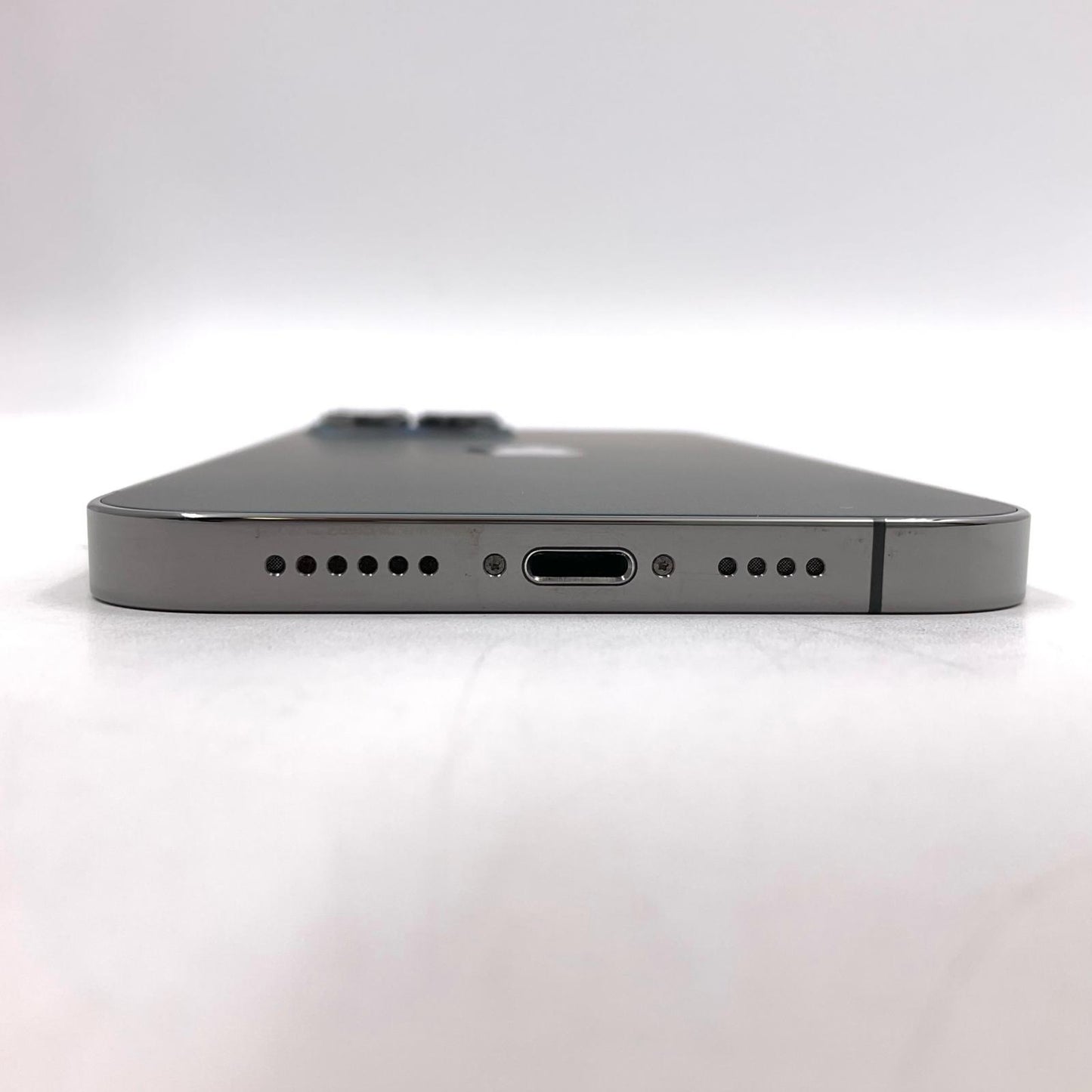 【全額返金保証】【最速発送】Apple iPhone iPhone 13 Pro Max 128GB グラファイト au SIMフリー 白ロム 動作確認済 80%