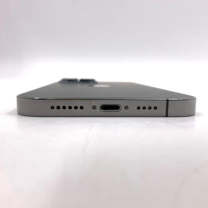 【全額返金保証】【最速発送】Apple iPhone iPhone 13 Pro Max 128GB グラファイト au SIMフリー 白ロム 動作確認済 80%