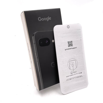 【全額返金保証】【最速発送】Google Pixel 9a 128GB Obsidian au G3Y12 白ロム 超美品 動作確認済