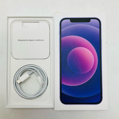 【全額返金保証】【最速発送】Apple iPhone iPhone 12 128GB パープル Softbank 動作確認済 81%