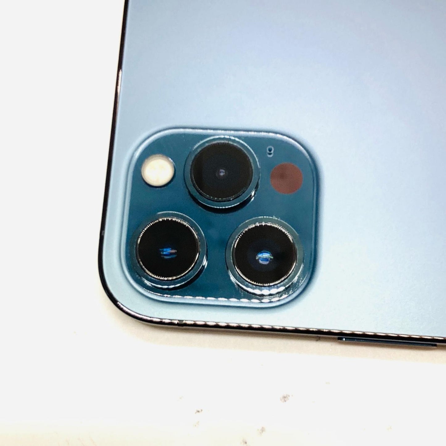 【最速発送】Apple iPhone iPhone 12 Pro Max 256GB パシフィックブルー Softbank 白ロム【難有】 79%