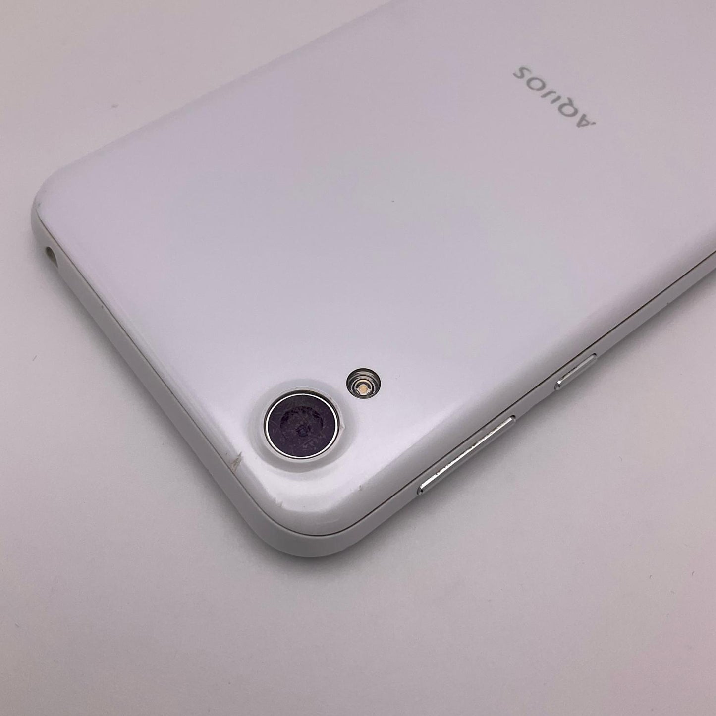 【全額返金保証】【最速発送】SHARP AQUOS sense Plus 32GB ホワイト mineo SH-M07 白ロム 動作確認済