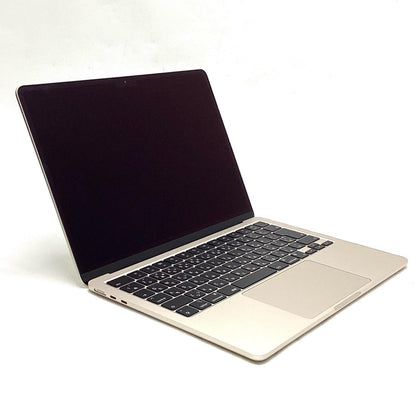【全額返金保証】【最速発送】Apple MacBook Air 13.6インチ 2022 Apple M2 8GB 512GB スターライト 100% 美品 動作確認済