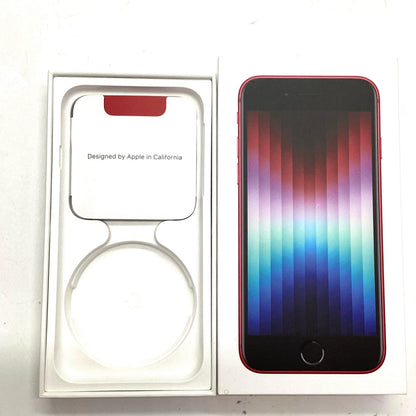 【全額返金保証】【最速発送】Apple iPhone iPhone SE（第3世代） 64GB (PRODUCT)RED Softbank 白ロム 動作確認済 86%