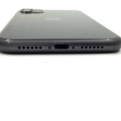 【最速発送】Apple iPhone iPhone 11 64GB ブラック au SIMフリー 白ロム【難有】 76%