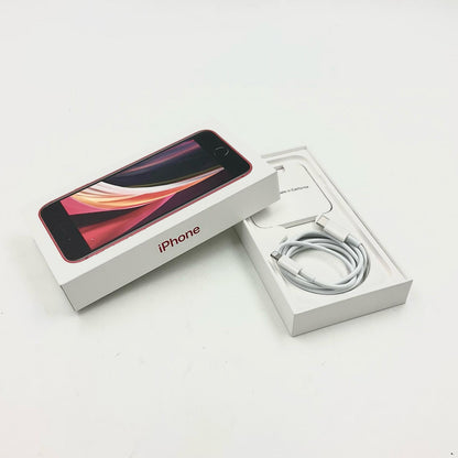 【全額返金保証】【最速発送】Apple iPhone iPhone SE（第2世代） 64GB (PRODUCT)RED au SIMフリー 白ロム 動作確認済 100%