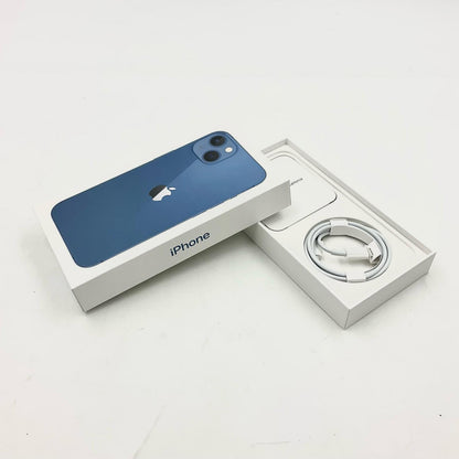 【全額返金保証】【最速発送】Apple iPhone iPhone 13 128GB ブルー SIMフリー 白ロム 動作確認済 75%