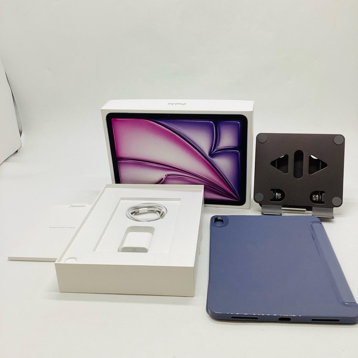 【全額返金保証】【最速発送】Apple iPad Air (M2) 11インチ 第6世代 128GB パープル Wi-Fi 超美品 動作確認済