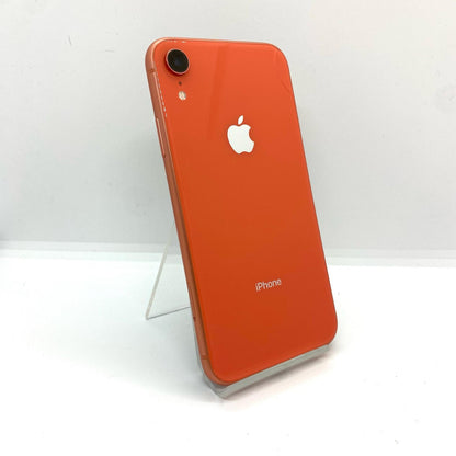【最速発送】Apple iPhone iPhone XR 64GB コーラル docomo SIMフリー 白ロム【難有】 80%