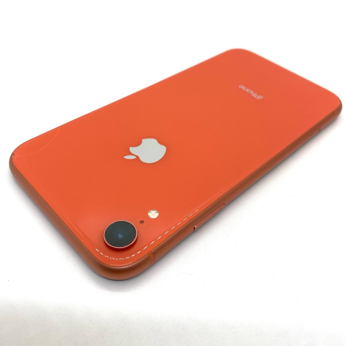 【最速発送】Apple iPhone iPhone XR 64GB コーラル docomo SIMフリー 白ロム【難有】 80%