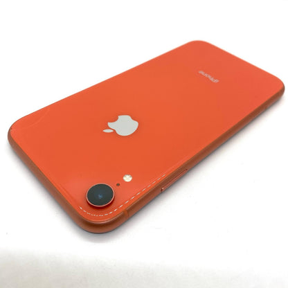 【最速発送】Apple iPhone iPhone XR 64GB コーラル docomo SIMフリー 白ロム【難有】 80%