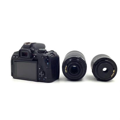 【全額返金保証】【最速発送】Canon デジタル一眼 EOS Kiss X10i ダブルズームキット 動作確認済