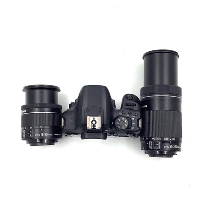 【全額返金保証】【最速発送】Canon デジタル一眼 EOS Kiss X10i ダブルズームキット 動作確認済