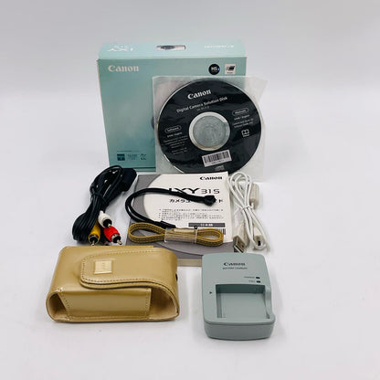 【全額返金保証】【最速発送】Canon コンパクトデジタルカメラ IXY 31S [ゴールド] 美品 動作確認済