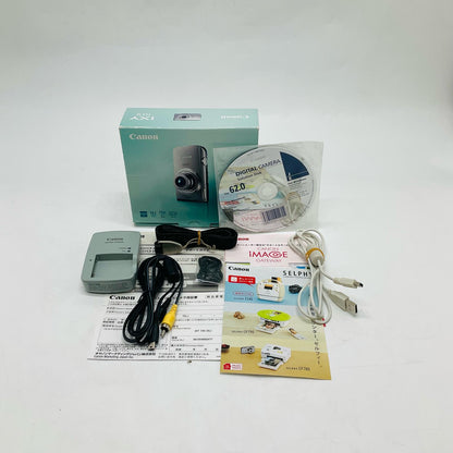 【全額返金保証】【最速発送】Canon コンパクトデジタルカメラ IXY 10S [シルバー] 美品 動作確認済
