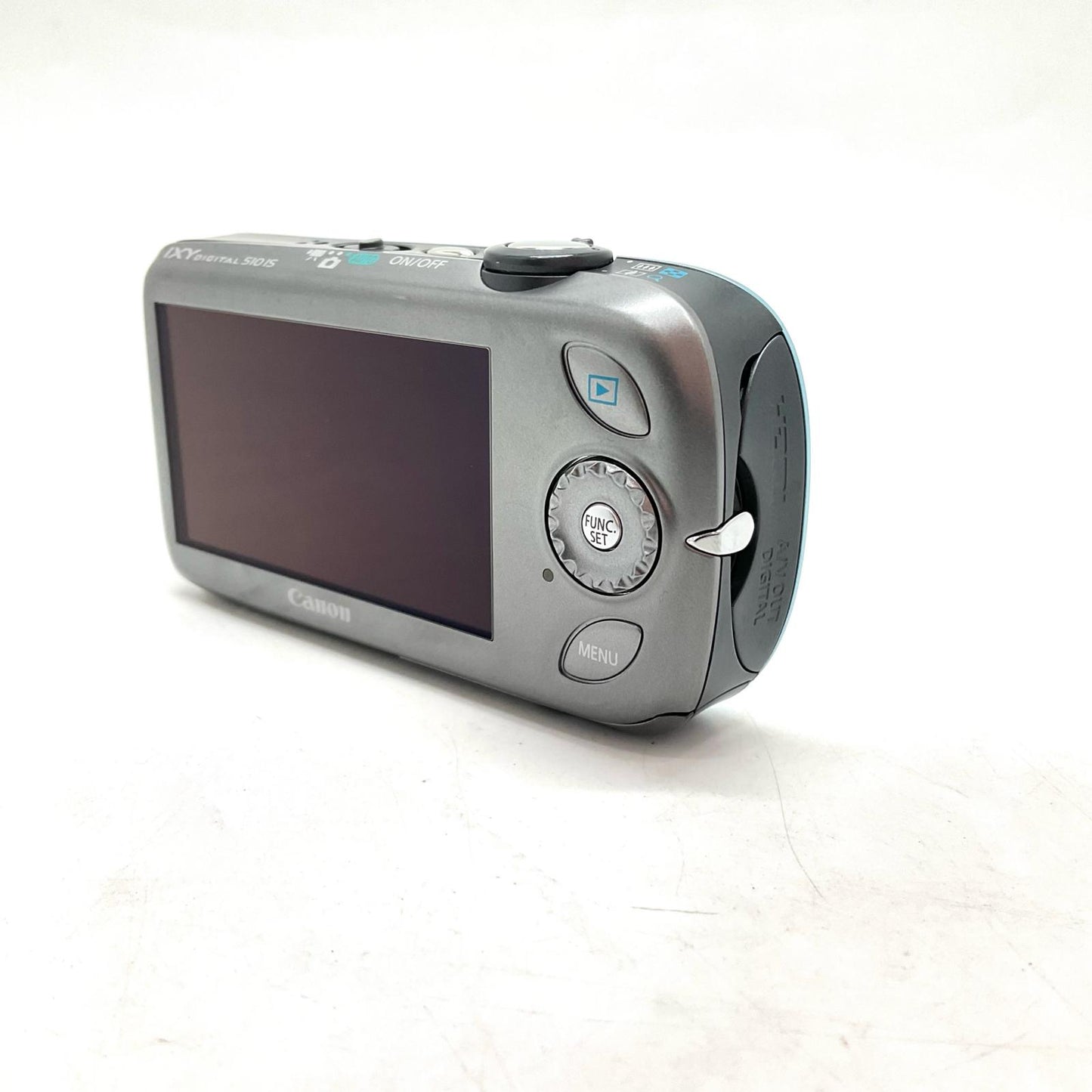 【全額返金保証】【最速発送】Canon コンパクトデジタルカメラ IXY DIGITAL 510 IS [ブルー] 動作確認済