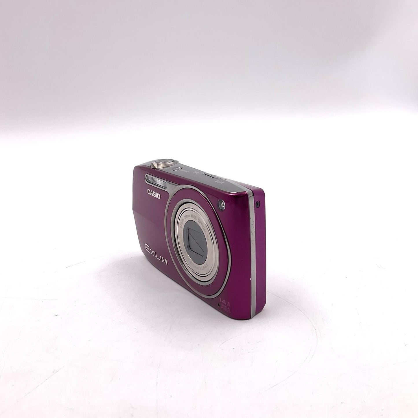 【全額返金保証】【最速発送】 コンパクトデジタルカメラ CASIO EXILIM EX-Z2300 パープル 美品 動作確認済