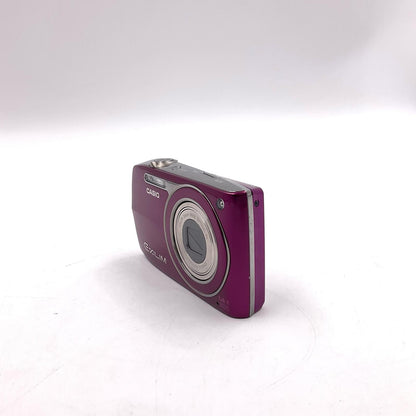 【全額返金保証】【最速発送】 コンパクトデジタルカメラ CASIO EXILIM EX-Z2300 パープル 美品 動作確認済