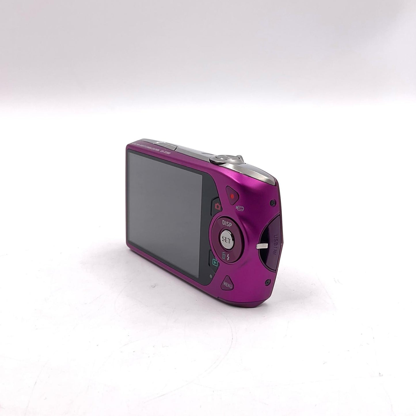 【全額返金保証】【最速発送】 コンパクトデジタルカメラ CASIO EXILIM EX-Z2300 パープル 美品 動作確認済