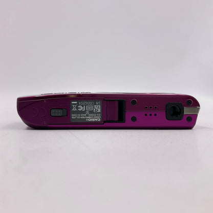 【全額返金保証】【最速発送】 コンパクトデジタルカメラ CASIO EXILIM EX-Z2300 パープル 美品 動作確認済