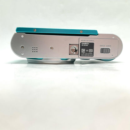 【全額返金保証】【最速発送】 コンパクトデジタルカメラ CASIO EXILIM EX-ZR1800 [ブルー] 美品 動作確認済
