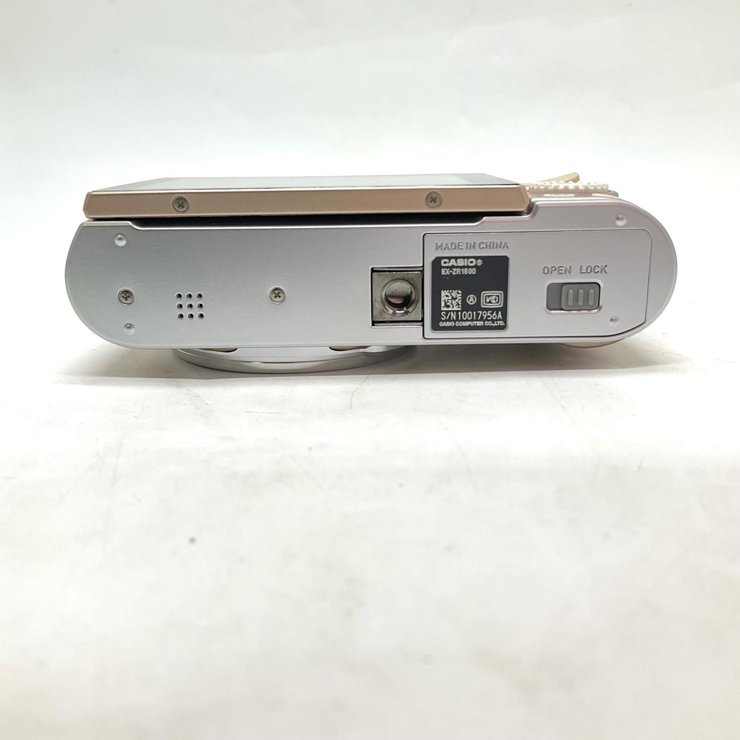 【全額返金保証】【最速発送】 コンパクトデジタルカメラ CASIO EXILIM EX-ZR1800 [ゴールド] 美品 動作確認済