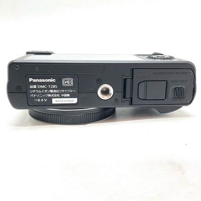 【全額返金保証】【最速発送】Panasonic コンパクトデジタルカメラ LUMIX DMC-TZ85 シルバー 美品 動作確認済