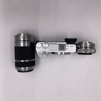 【全額返金保証】【最速発送】Sony デジタル一眼 α6400 ILCE-6400Y ダブルズームレンズキット [シルバー] 美品 動作確認済