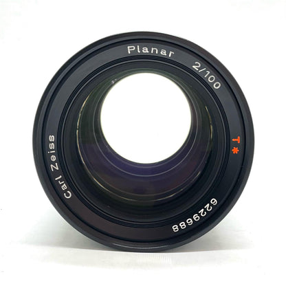 【全額返金保証】【最速発送】CONTAX Carl Zeiss Planar f2 100mm T* AEG 動作確認済