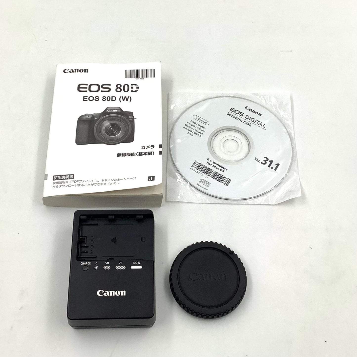 【全額返金保証】【最速発送】Canon デジタル一眼 EOS 80D 美品 動作確認済