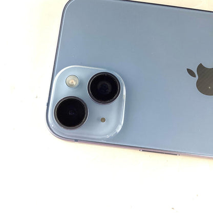【全額返金保証】【最速発送】Apple iPhone iPhone 14 128GB ブルー au 白ロム 美品 動作確認済 84%