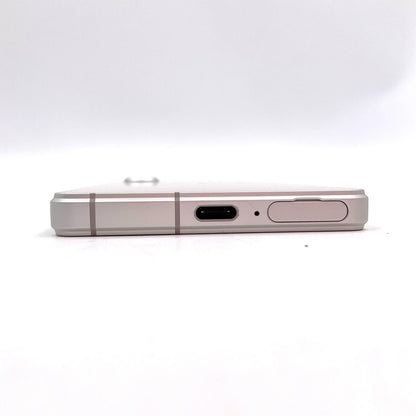 【全額返金保証】【最速発送】Sony Xperia 5 V 256GB プラチナシルバー SIMフリー XQ-DE44 白ロム 美品 動作確認済