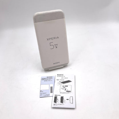 【全額返金保証】【最速発送】Sony Xperia 5 V 256GB プラチナシルバー SIMフリー XQ-DE44 白ロム 美品 動作確認済