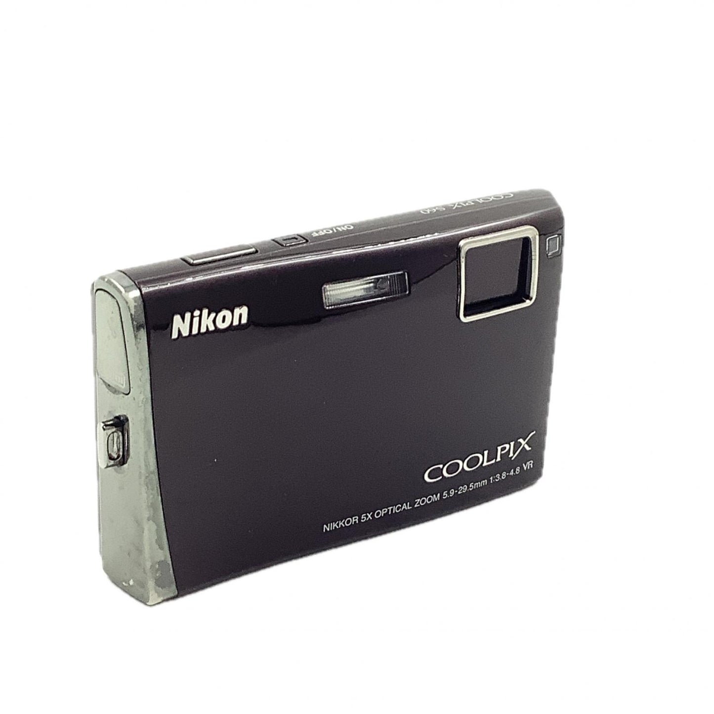 【全額返金保証】【最速発送】Nikon コンパクトデジタルカメラ COOLPIX S60 動作確認済