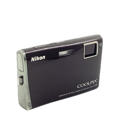 【全額返金保証】【最速発送】Nikon コンパクトデジタルカメラ COOLPIX S60 動作確認済