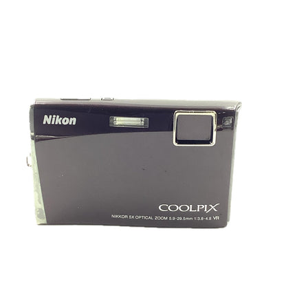 【全額返金保証】【最速発送】Nikon コンパクトデジタルカメラ COOLPIX S60 動作確認済
