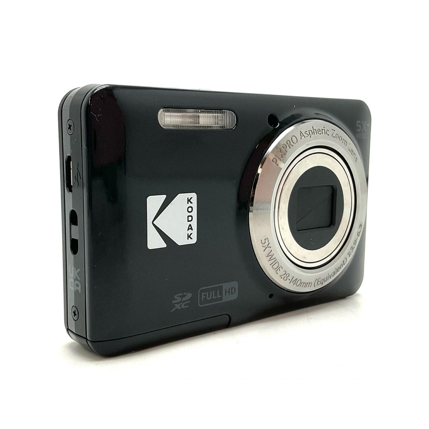 【全額返金保証】【最速発送】KODAK コンパクトデジタルカメラ PIXPRO FZ55BK [黒] 美品 動作確認済