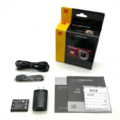 【全額返金保証】【最速発送】KODAK コンパクトデジタルカメラ PIXPRO FZ55BK [黒] 美品 動作確認済