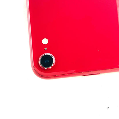 【全額返金保証】【最速発送】Apple iPhone iPhone SE (第3世代) 64GB Red au SIMフリー 白ロム 動作確認済 77%