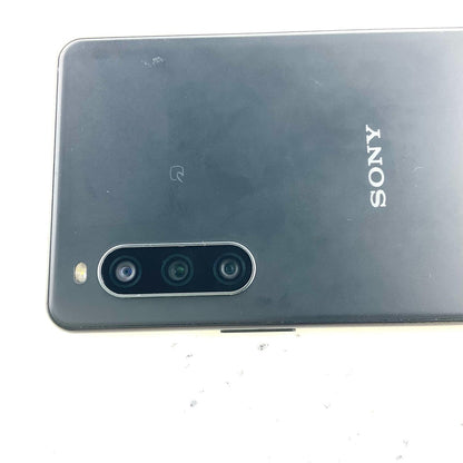 【最速発送】 Xperia 10 IV 128GB ブラック系 docomo SO-52C 白ロム【難有】